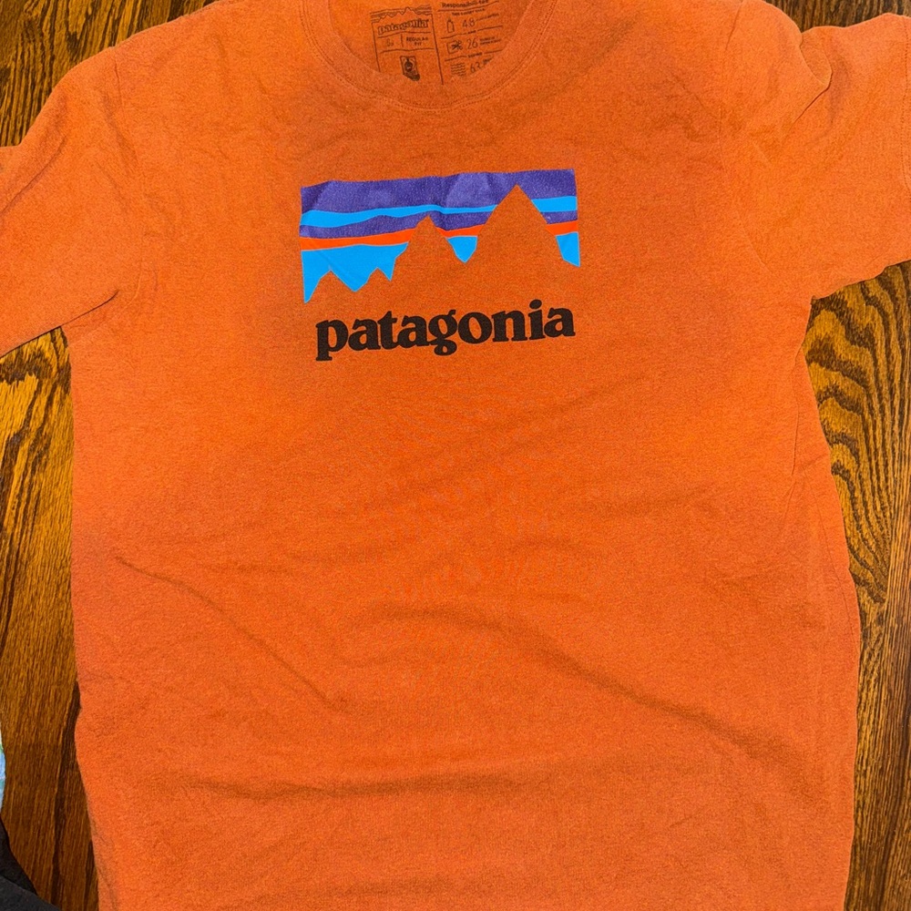 Patagonia Orange Graphic T-Shirt